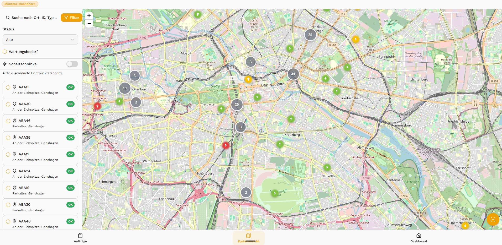 Callumi Dashboard